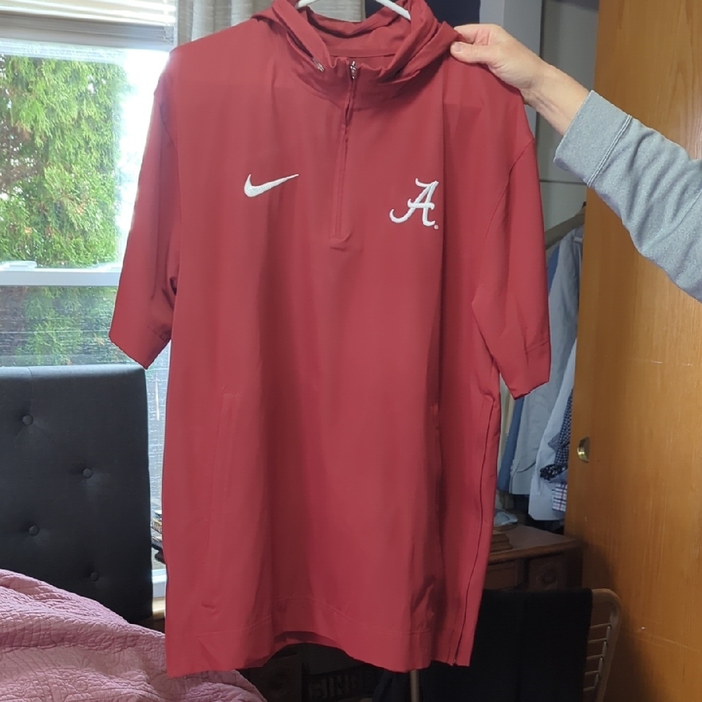 Nike Crimson Half-Zip Hoodie
